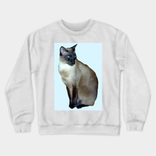 Siamese Cat Jasmine Crewneck Sweatshirt